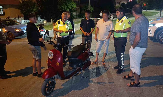 Manavgat'ta mahalle sakinlerine uykuyu zehir eden motosikletlilere gece baskını
