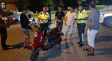 Manavgat'ta mahalle sakinlerine uykuyu zehir eden motosikletlilere gece baskını