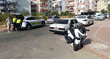 Manavgat'ta motorlu bisiklet ile otomobil çarpıştı: 1 yaralı