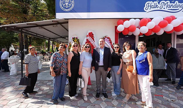 Manisa Gölmarmara'da 'Halk Mandıra' açıldı