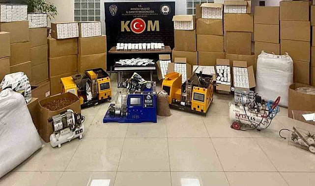 Manisa'da 35 şahıs kaçakçılık operasyonlarında gözaltına alındı