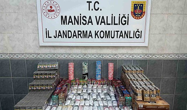 Manisa'da kaçak sigara ve elektronik sigara operasyonu