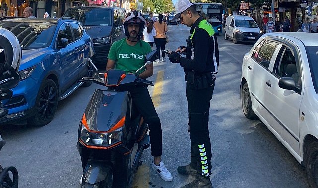 Manisa'da motosiklet ve motorlu bisikletlere sıkı denetim