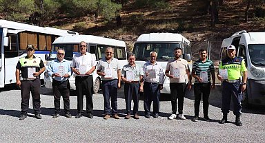 Manisa'da okul servis araçlarına yönelik özel denetim