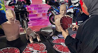 Manisa'da Türk Kızılay ve Jandarma'dan bilinçlendirme çalışması