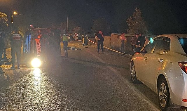Manyas'ta trafik kazası: 1 ölü, 3 yaralı
