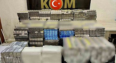 Mardin'de 15 bin paket kaçak sigara ele geçirildi