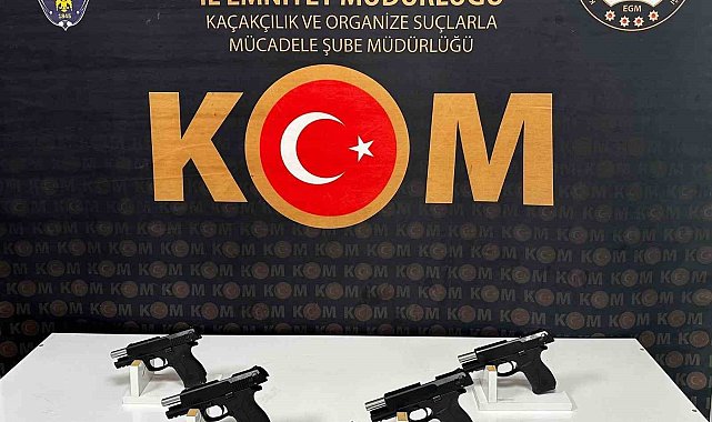 Mardin'de bir araçta 5 ruhsatsız tabanca ele geçirildi, 1 şahıs tutuklandı