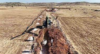 Mardin'de bir mahalle daha atık su altyapısına kavuştu