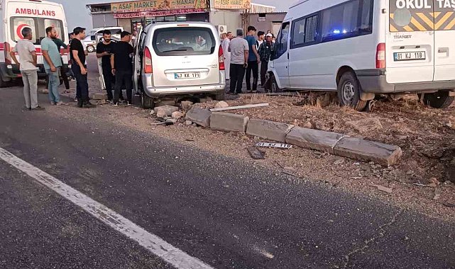 Mardin'de zincirleme trafik kazası: 9 yaralı