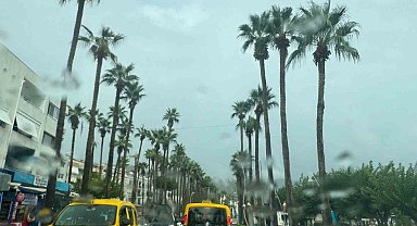 Marmaris'e sonbaharın ilk yağmuru düştü