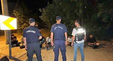Marmaris'te 18 düzensiz göçmen yakalandı