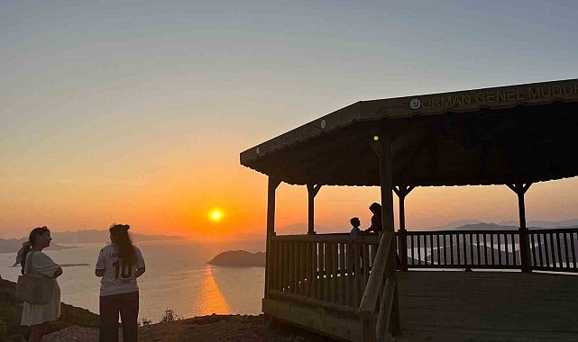 Marmaris'te gün doğumu ve batımının yeni adresi belli oldu