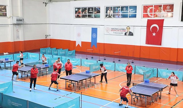 Masa Tenisi Milli Takımı, Sivas'ta kampa girdi