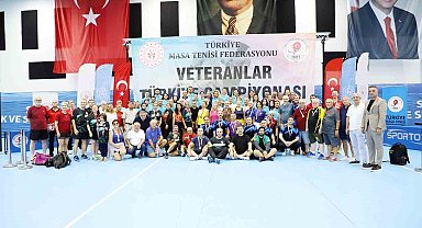 Masa Tenisi Veteranlar Türkiye Şampiyonası sona erdi