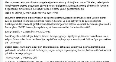 Meclis üyesinden Kavak Belediyesi'ne 'arazi satışı' eleştirisi