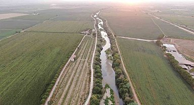 Menderes nehrinde kuraklığın etkileri sürüyor