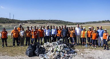 Mersin Berdan Barajı'nda temizlik seferberliği