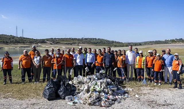 Mersin Berdan Barajı'nda temizlik seferberliği