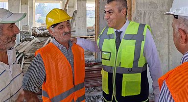 Mersin Valisi Toros, Tarsus'ta yapımı süren eğitim yatırımlarını inceledi