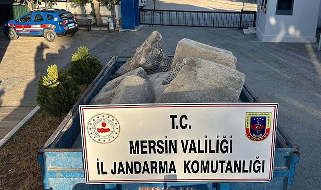 Mersin'de Bizans dönemine ait 7 parça eser ele geçirildi: 2 gözaltı
