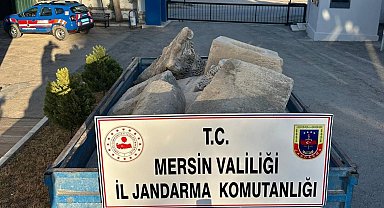 Mersin'de Bizans dönemine ait 7 parça eser ele geçirildi: 2 gözaltı