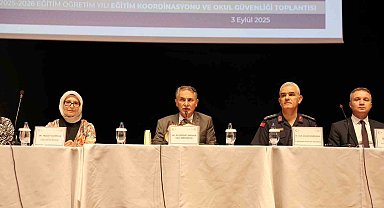 Mersin'de Eğitim Koordinasyonu ve Okul Güvenliği Toplantısı yapıldı