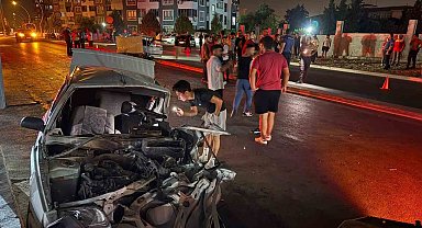 Mersin'de feci kaza: 1 ölü, 8 yaralı