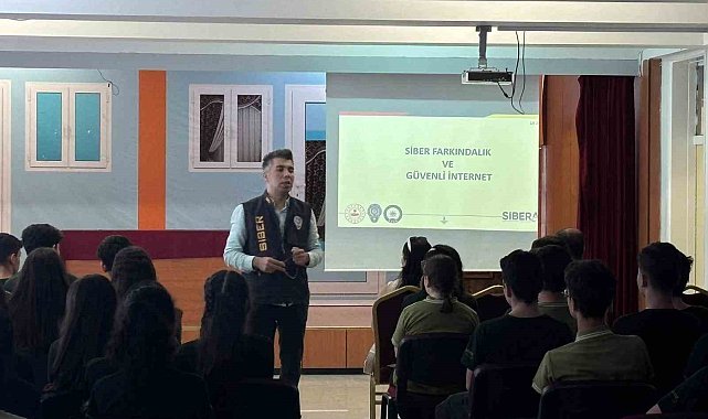 Mersin'de öğrencilere siber güvenlik eğitimi