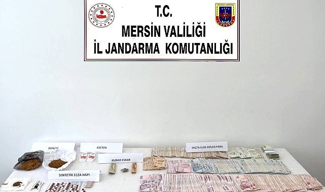 Mersin'de uyuşturucu operasyonu 4 şüpheli yakalandı