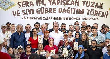 Mersin'de zarar gören çiftçiye destek