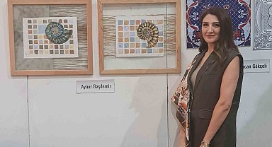Mersinli sanatçının 'doğadan sanata' çalışması büyük ilgi gördü