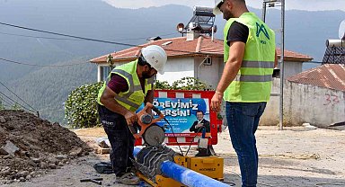 MESKİ, Değirmendere Mahallesi'nin içme suyu hattını yeniledi