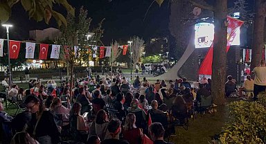 Millet bahçesinde milli heyecan