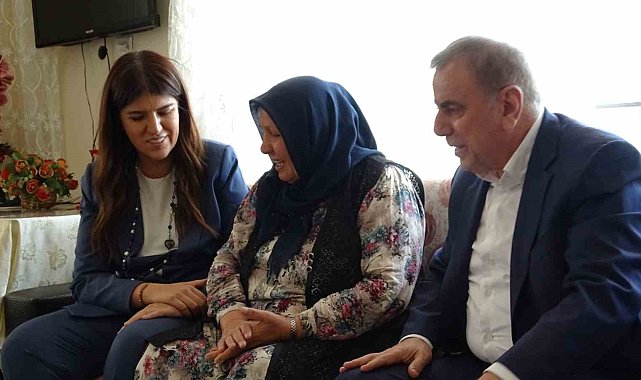 Milletvekili Ayaydın, 15 Temmuz şehidi Velit Bektaş'ın ailesi ile bir araya geldi