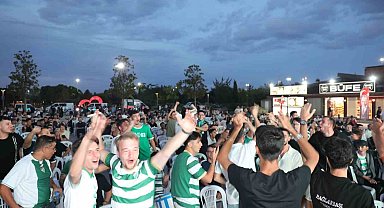 Milli heyecan ve Bursaspor maçı dev ekrana yansıdı