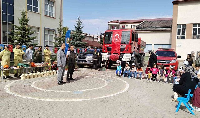 Minikler orman yangınlarına karşı bilinçlendirildi