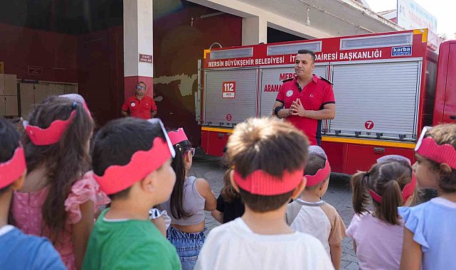 Minikler yangın güvenliğiyle ilgili bilinçlendi