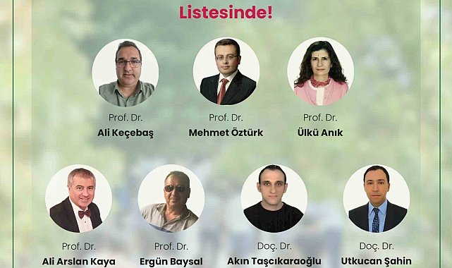 MSKÜ'den 7 Akademisyen, dünyanın en etkili bilim insanları arasında