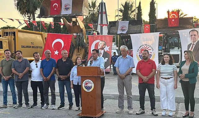 Muğla Dalaman'da araç filosunu 30 yeni araçla güçlendirdi