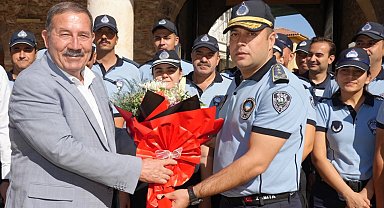 Muğla Milas'ta Başkan Topuz zabıta personeliyle buluştu