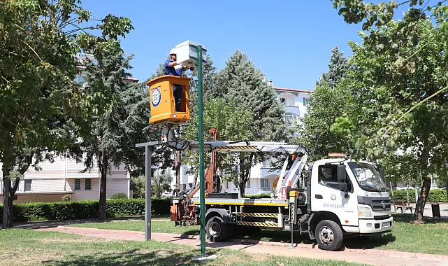 Muğla parklarına kameralı güvenlik ve ücretsiz Wi-Fi
