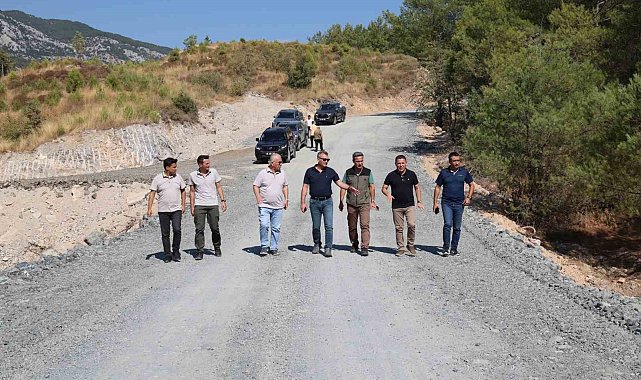 Muğla'da orman yolu çalışmaları yerinde incelendi