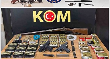 Muğla'da silah operasyonu: 2 bin 264 mermi ele geçirildi