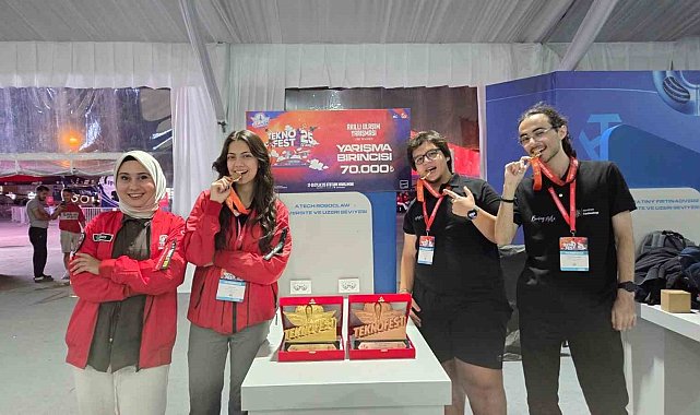 Muğla'nın genç yetenekleri Teknofest'ten çifte zaferle döndü