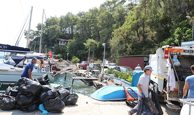 Muğla'nın eşsiz koylarında 31 ton atık toplandı
