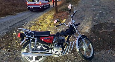 Muratlı'da motosiklet kazası: 1 yaralı