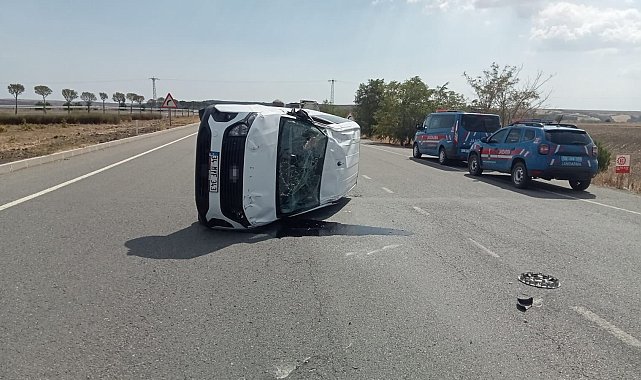 Muratlı'da trafik kazası: 2 yaralı