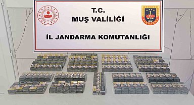 Muş'ta kaçak sigara operasyonu