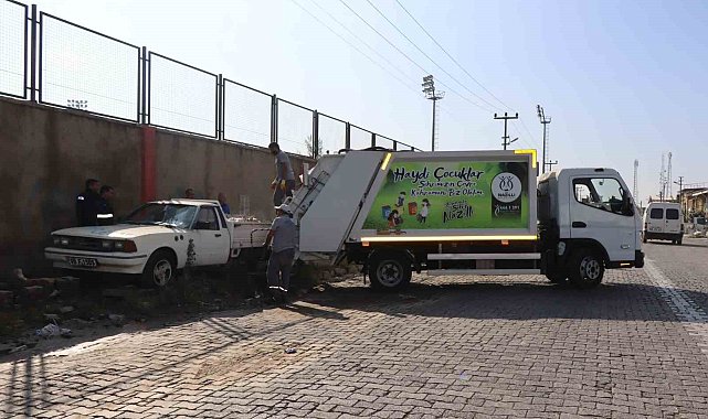 Nazilli'de atıl araçlar toplatılıyor